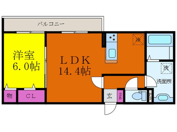 レコルトエピ千里丘東の物件間取画像